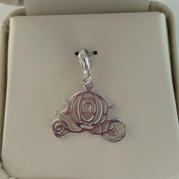 David Tutera Sterling Silver Cinderella Carriage Charm Sterling Silver BNWT - Picture 2 of 7